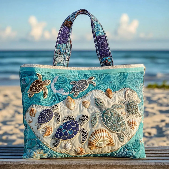 Knuffelende Schildpadden Tote Bag