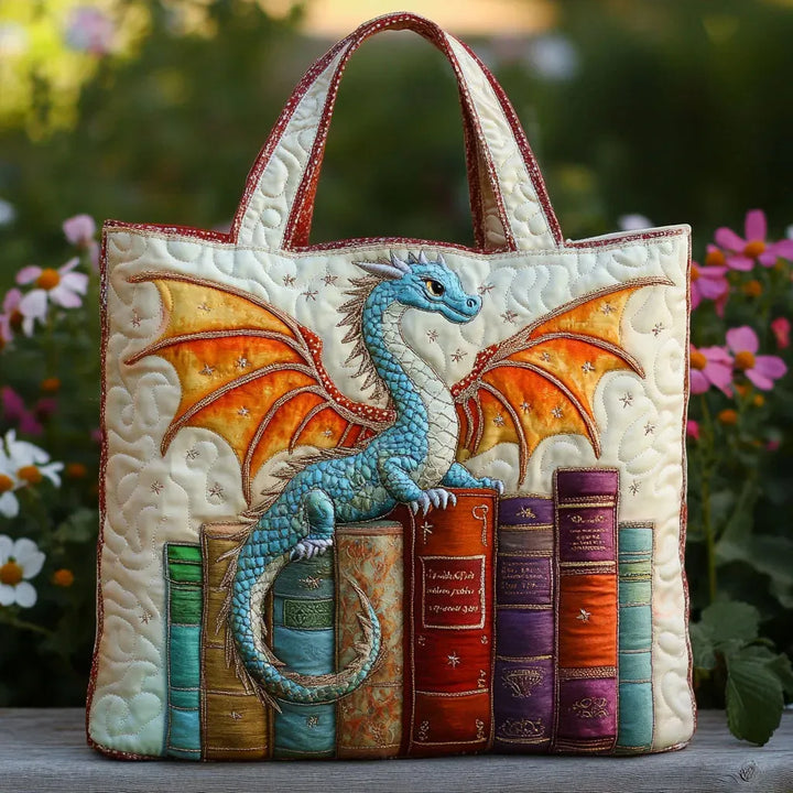 Gewatteerde Smaragdgroene Boeken Tote Bag
