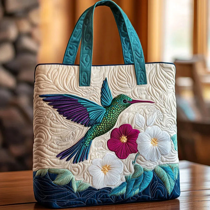 Witte Bloemen Tote Bag