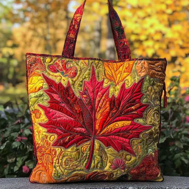 Esdoorn Zonsondergang Tote Bag