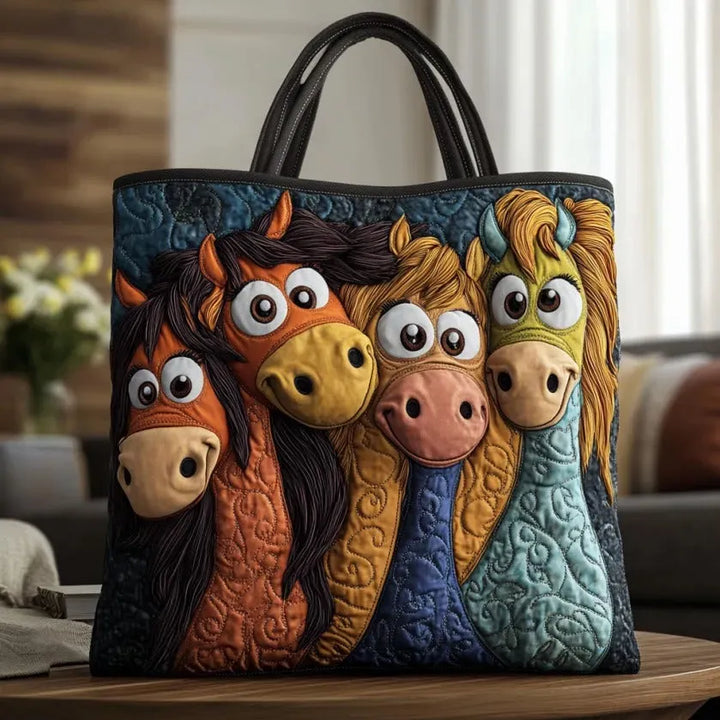 Vrolijke Pony Tote Bag