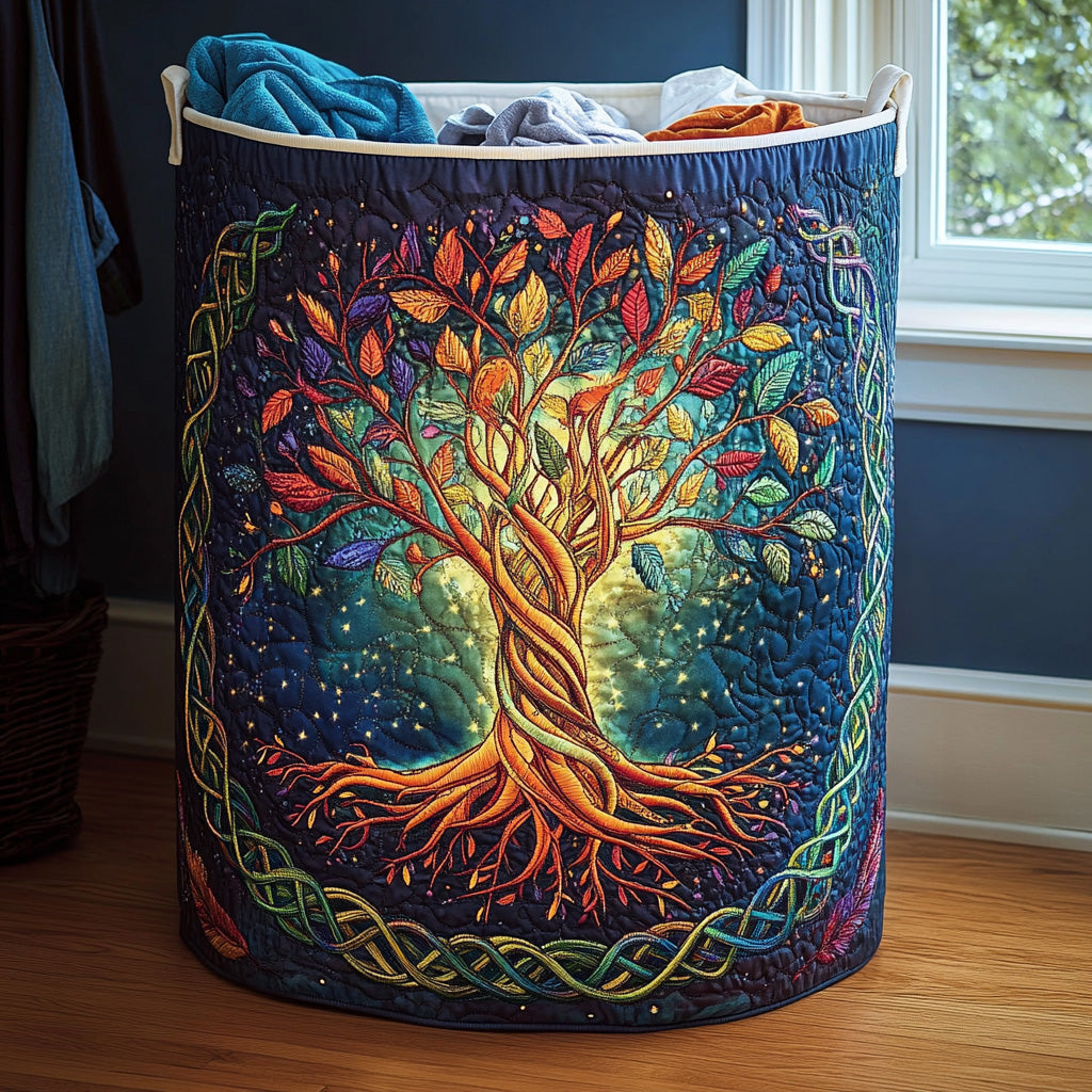 Boom des Levens | Handgemaakte Wasmand
