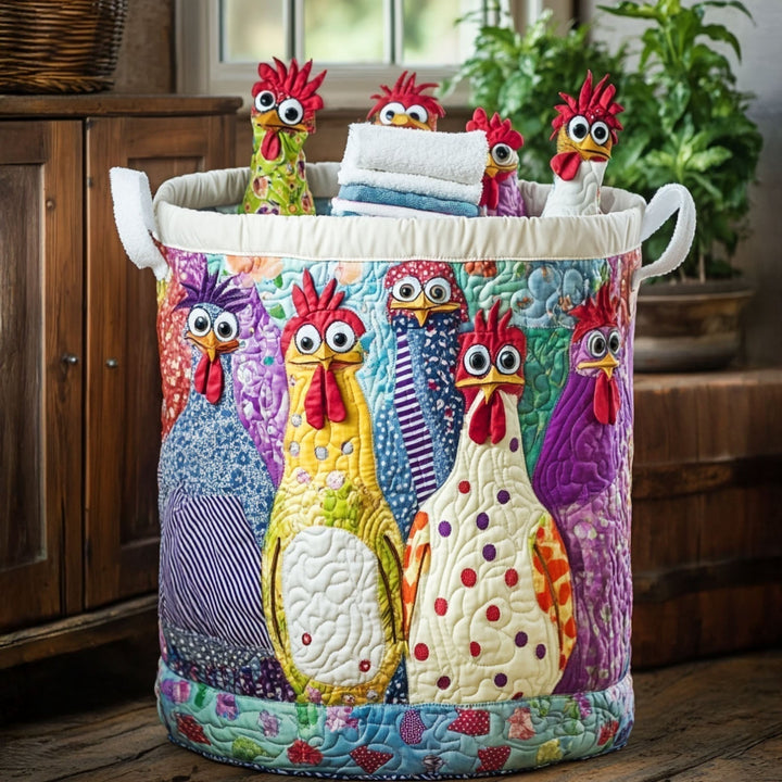 Kip - Handgemaakte Wasmand