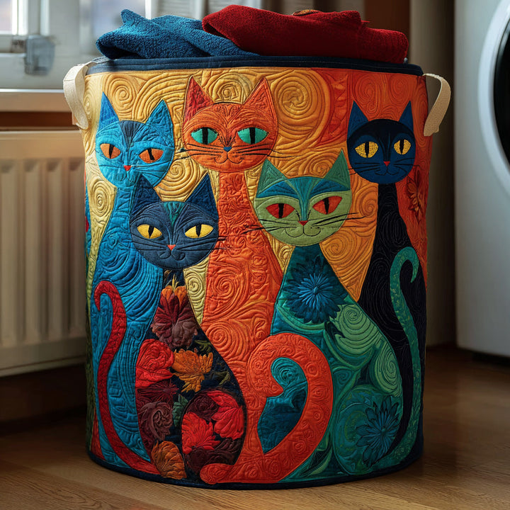 Katten mix | Handgemaakte Wasmand