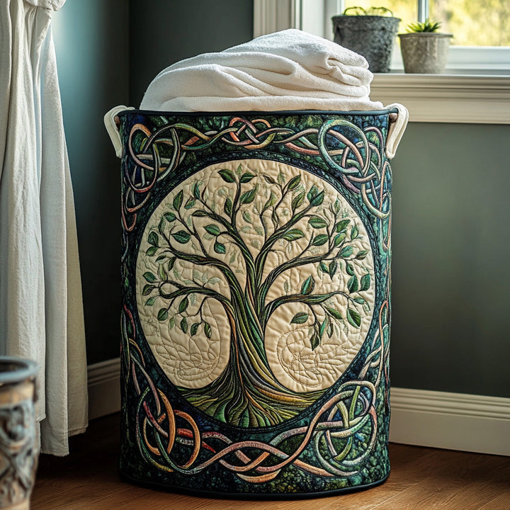 Boom des Levens | Handgemaakte Wasmand