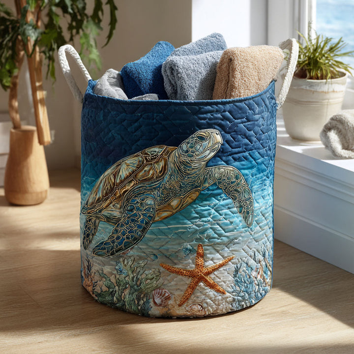 Schildpad - Handgemaakte Wasmand