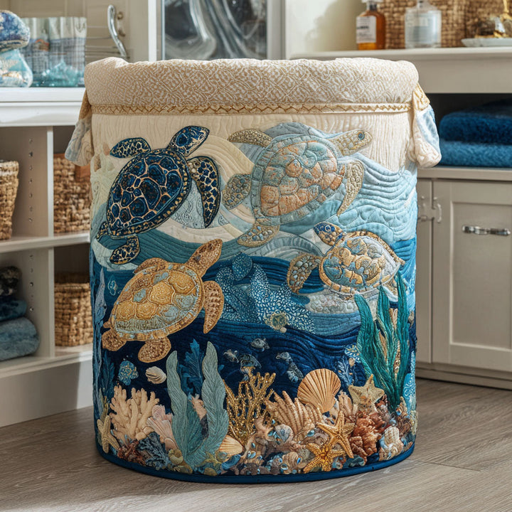 Schildpad - Handgemaakte Wasmand