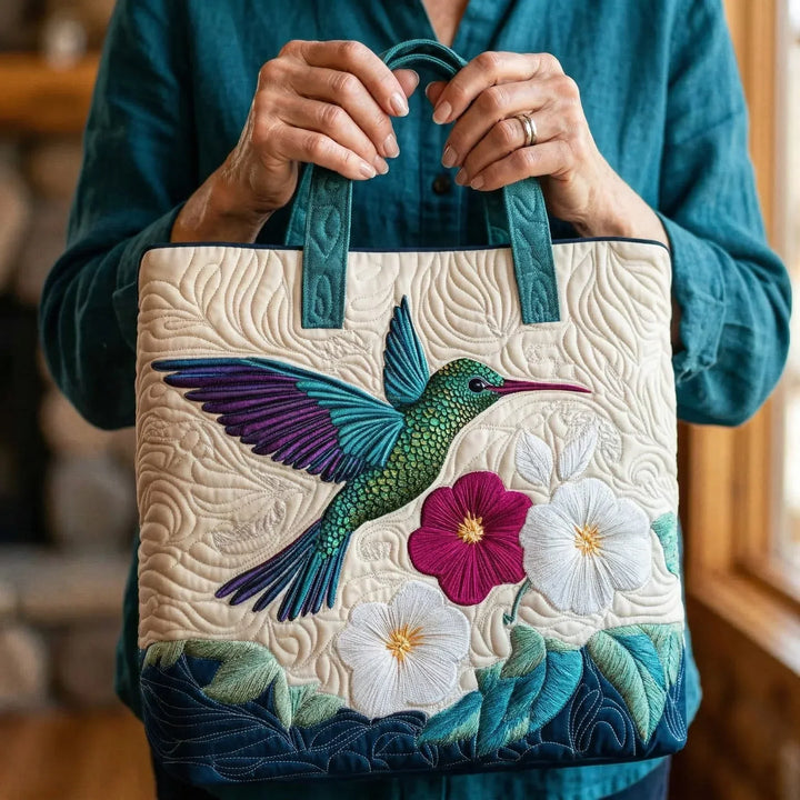Witte Bloemen Tote Bag