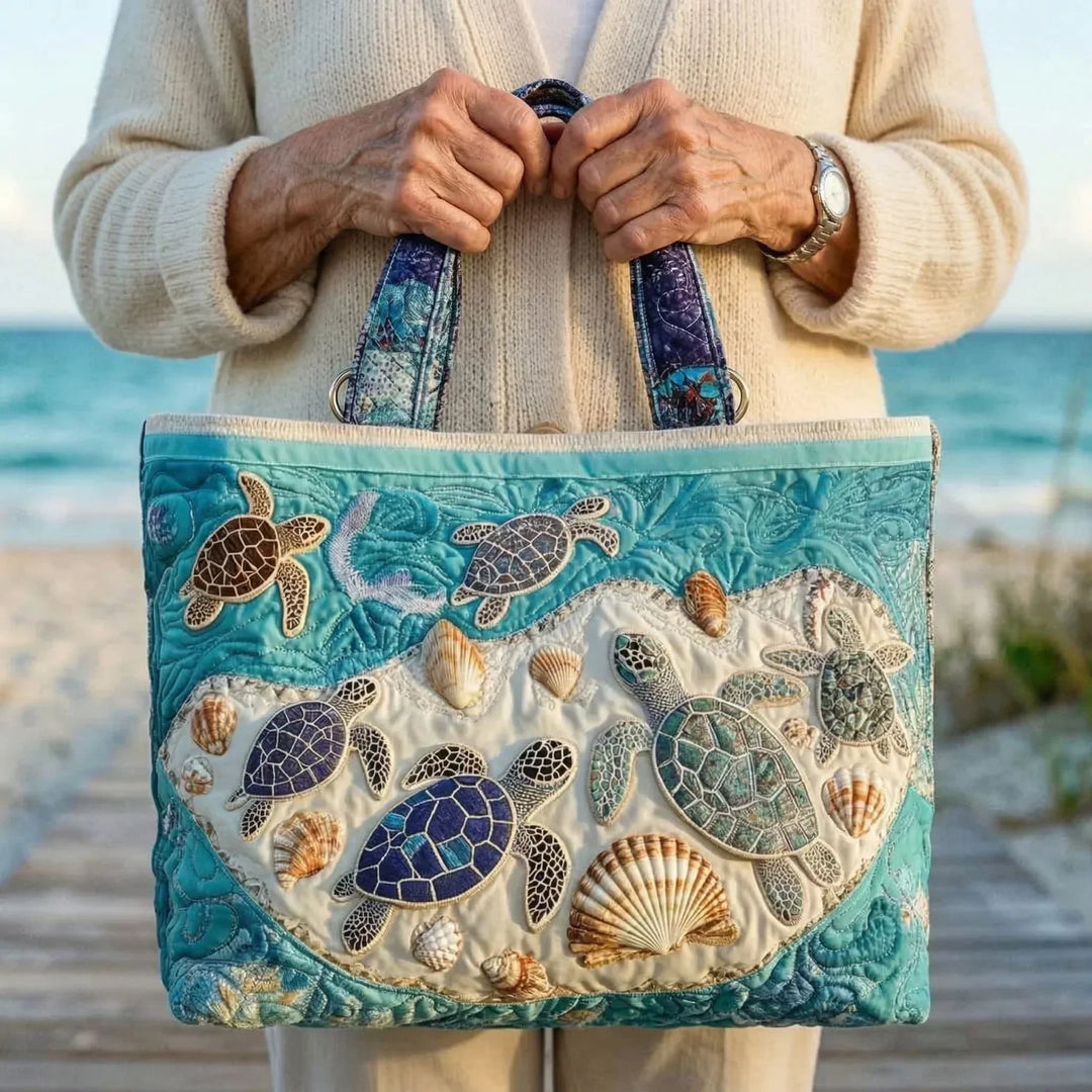 Knuffelende Schildpadden Tote Bag