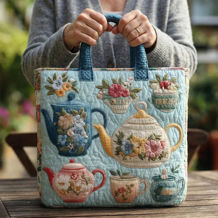 Bloemenpatroon Tote Bag
