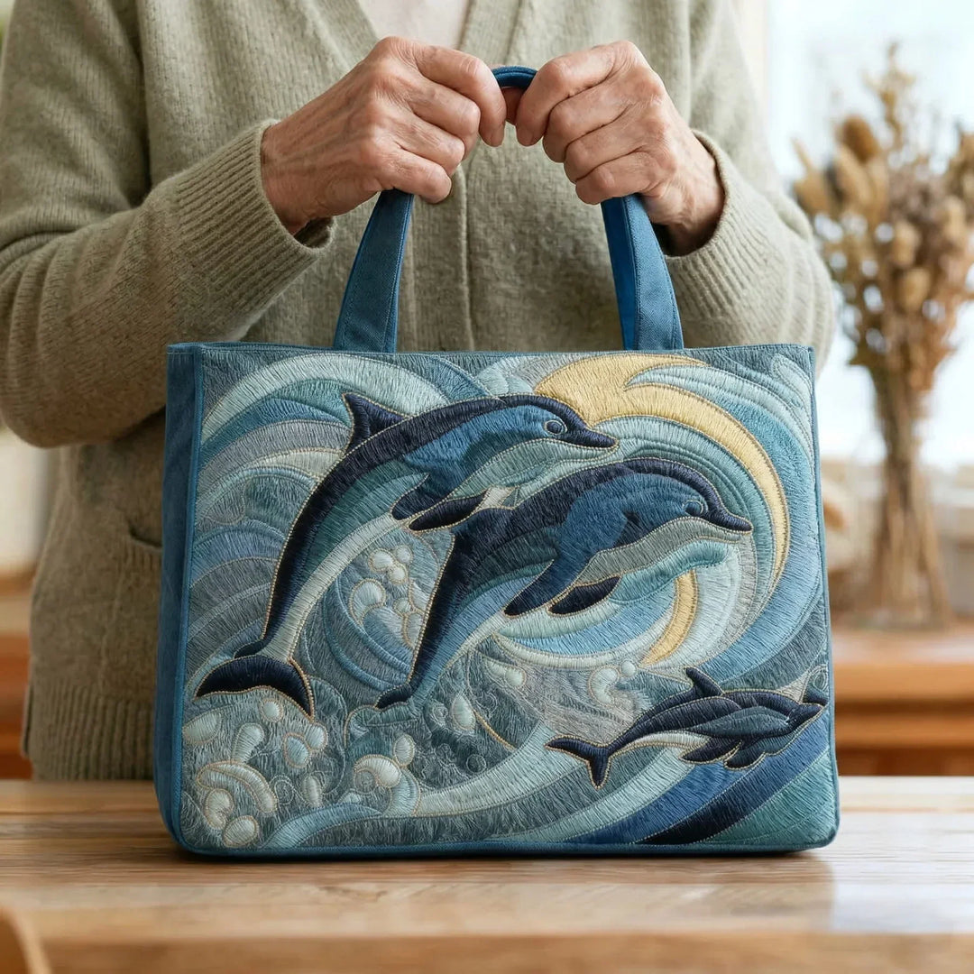 Dolfijn & Oceaan Tote Bag