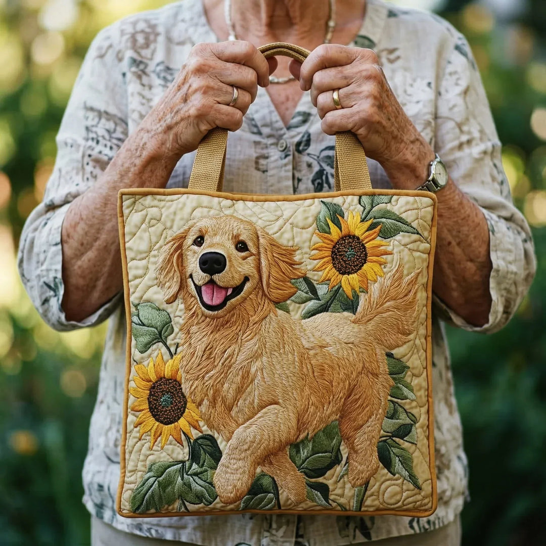Goudkleurige Fluwelen Tote Bag