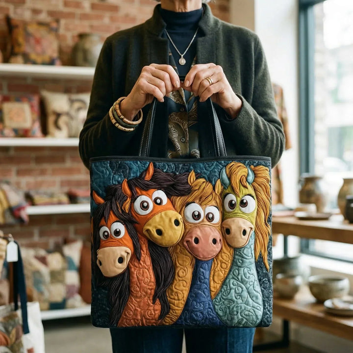 Vrolijke Pony Tote Bag