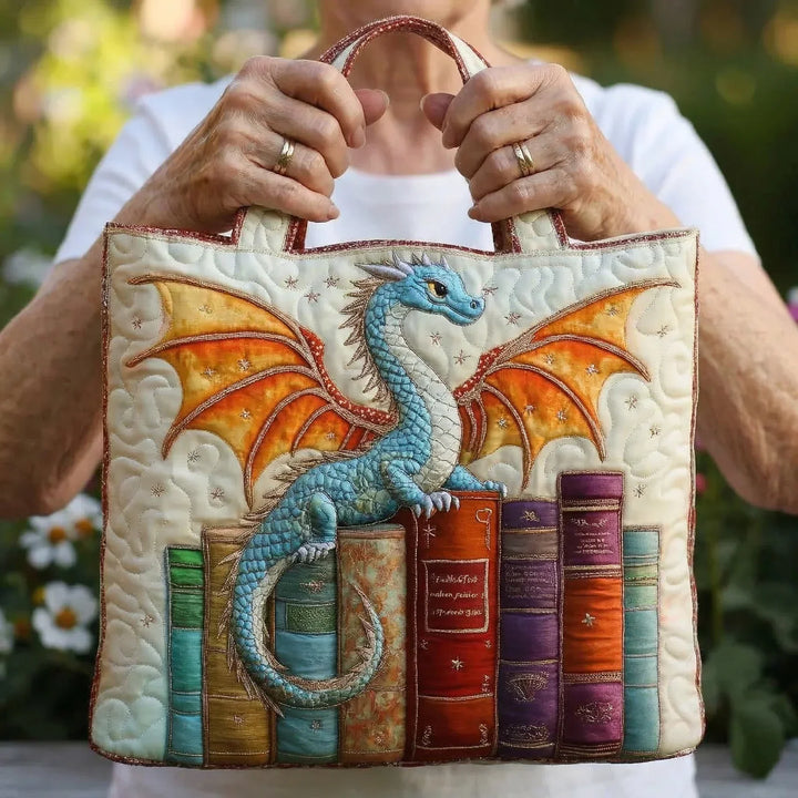 Gewatteerde Smaragdgroene Boeken Tote Bag