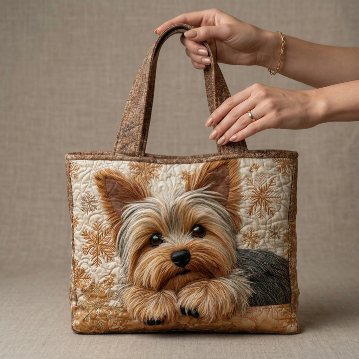 Stralende Yorkshire Terriër Tote Bag