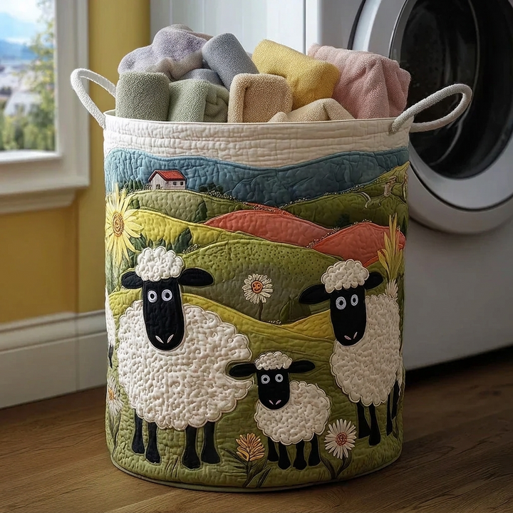 Schapen in de Vallei | Handgemaakte Wasmand