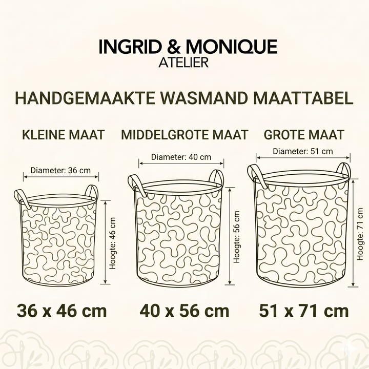 Teckel - Handgemaakte Wasmand